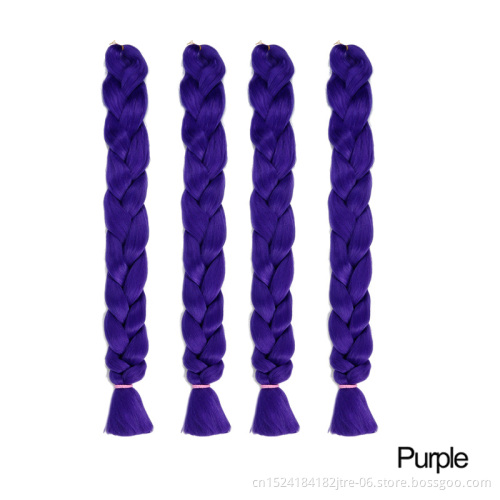 Large stock colorful ombre braiding hair wholesale synthetic artifical hair braiding